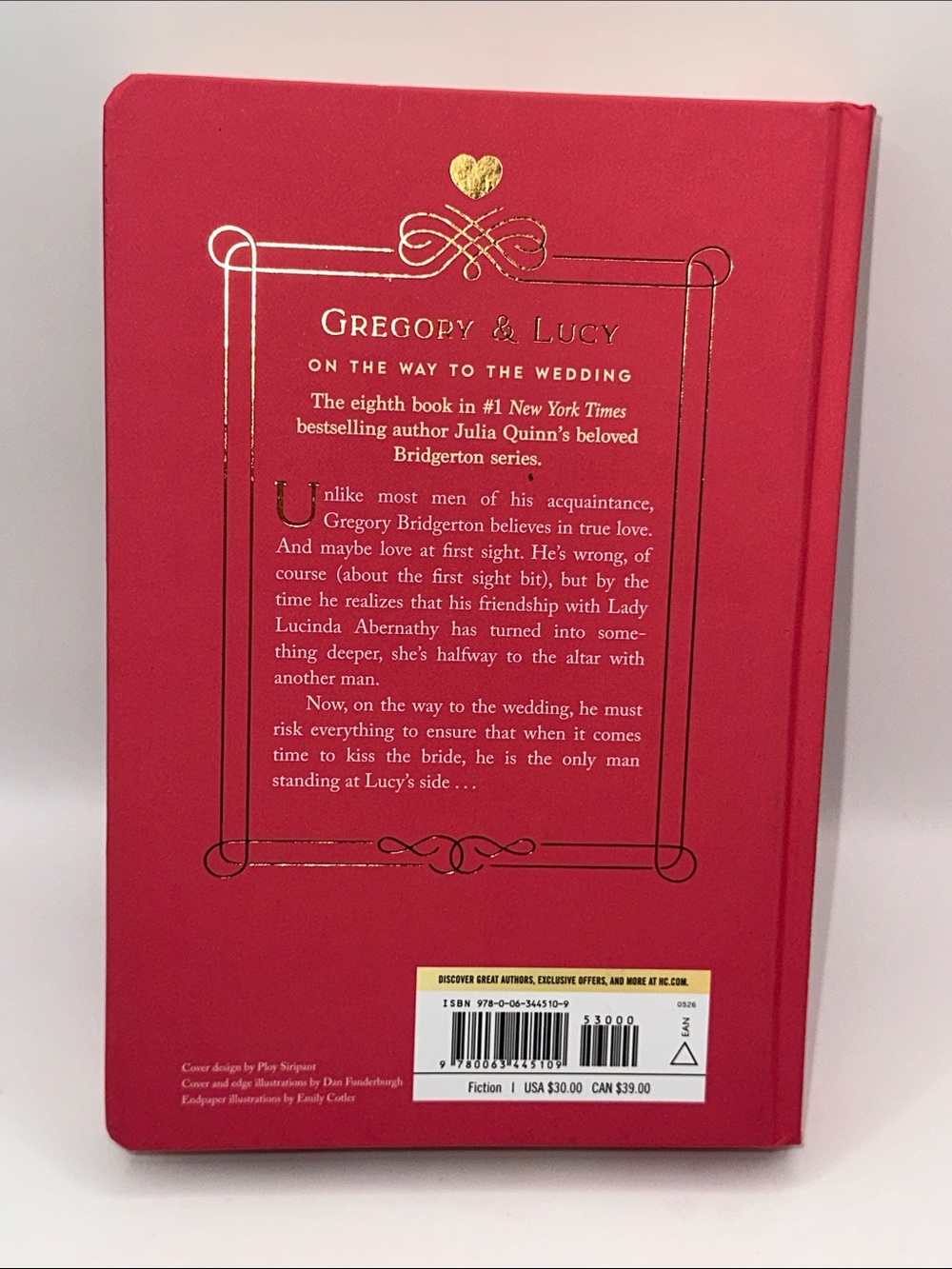 Bridgerton "On the Way to the Wedding" Embellished Hardcover - Picture 5 of 7